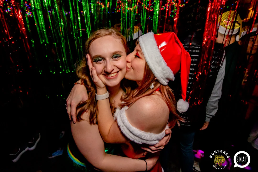 Nonsense Holiday Party 2023 - Kimber was the DJ - Pics: @hellacurious for Oh Snap Kid