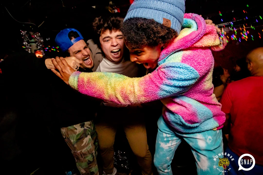 Nonsense Holiday Party 2023 - Kimber was the DJ - Pics: @hellacurious for Oh Snap Kid