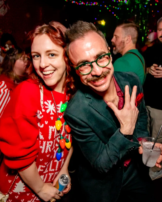 Nonsense Holiday Party 2023 - Kimber was the DJ - Pics: @hellacurious for Oh Snap Kid