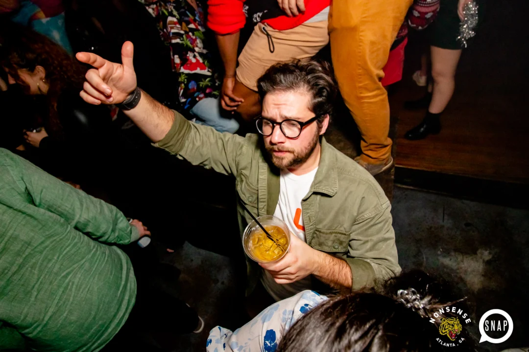 Nonsense Holiday Party 2023 - Kimber was the DJ - Pics: @hellacurious for Oh Snap Kid