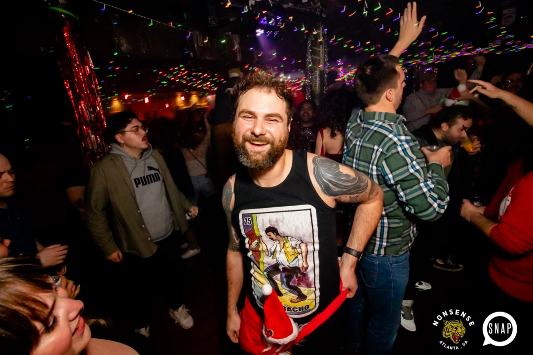 Nonsense Holiday Party 2023 - Kimber was the DJ - Pics: @hellacurious for Oh Snap Kid
