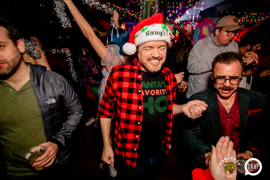 Nonsense Holiday Party 2023 - Kimber was the DJ - Pics: @hellacurious for Oh Snap Kid