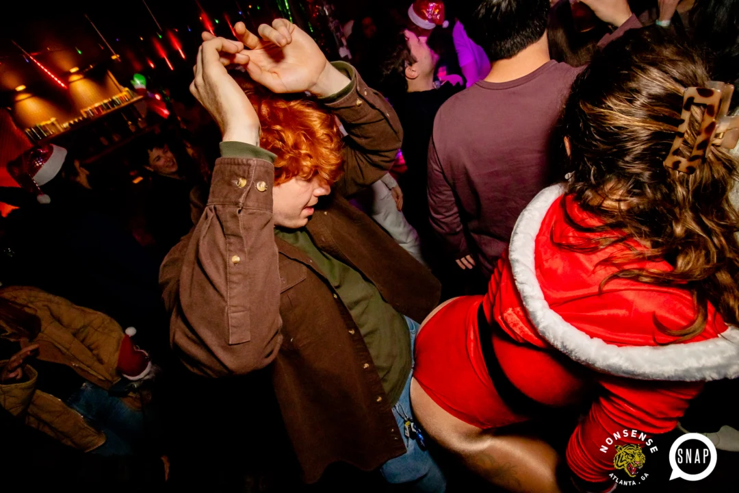 Nonsense Holiday Party 2023 - Kimber was the DJ - Pics: @hellacurious for Oh Snap Kid