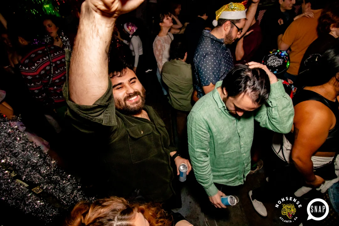 Nonsense Holiday Party 2023 - Kimber was the DJ - Pics: @hellacurious for Oh Snap Kid
