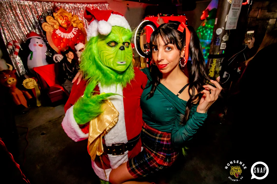 Nonsense Holiday Party 2023 - Kimber was the DJ - Pics: @hellacurious for Oh Snap Kid