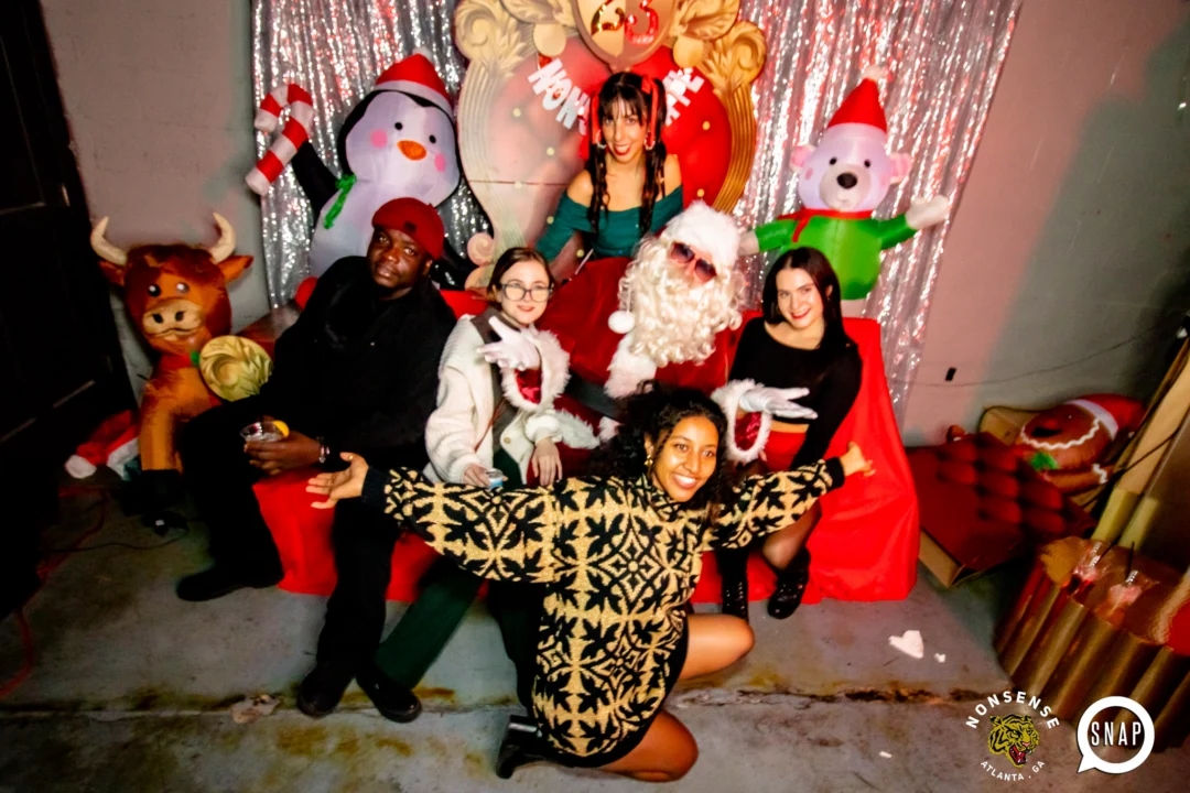 Nonsense Holiday Party 2023 - Kimber was the DJ - Pics: @hellacurious for Oh Snap Kid