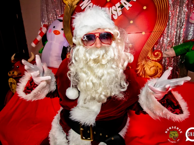 Nonsense Holiday Party 2023 - Kimber was the DJ - Pics: @hellacurious for Oh Snap Kid
