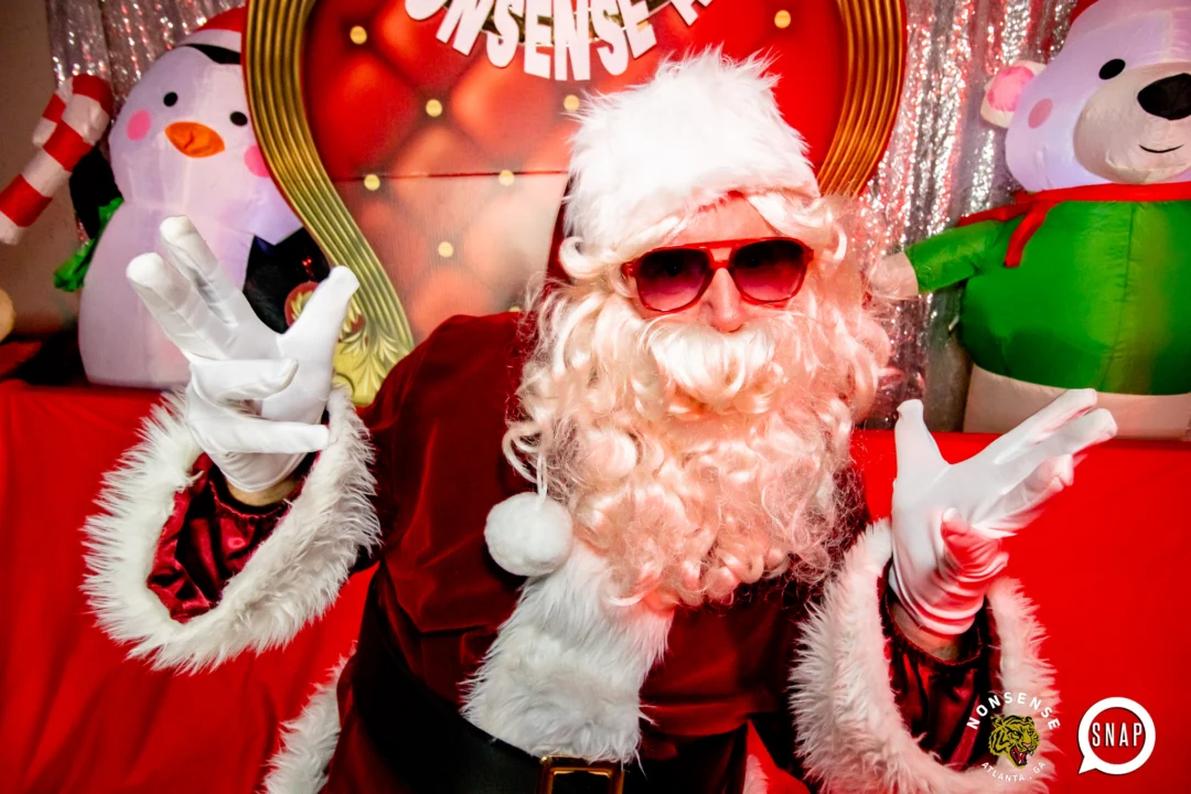 Nonsense Holiday Party 2023 - Kimber was the DJ - Pics: @hellacurious for Oh Snap Kid