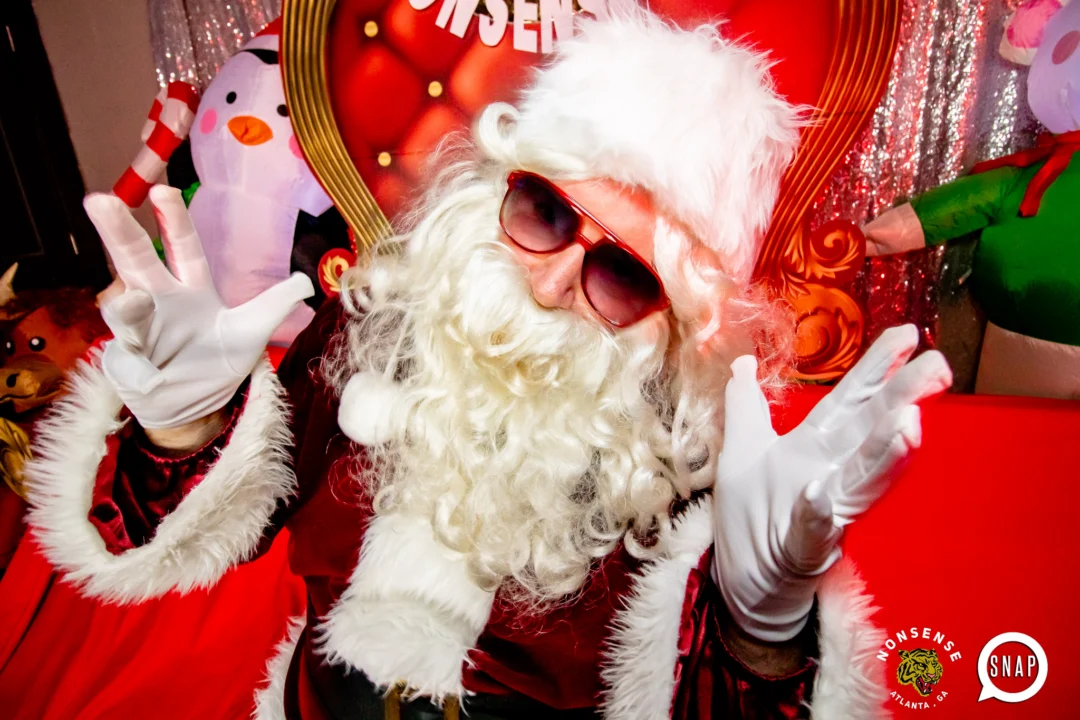 Nonsense Holiday Party 2023 - Kimber was the DJ - Pics: @hellacurious for Oh Snap Kid