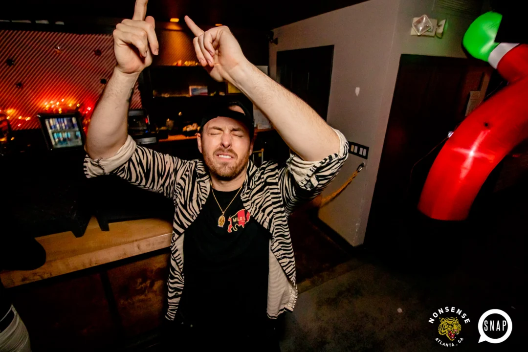 Nonsense Holiday Party 2023 - Kimber was the DJ - Pics: @hellacurious for Oh Snap Kid