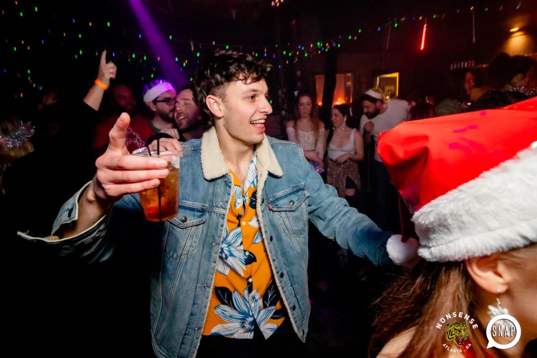 Nonsense Holiday Party 2023 - Kimber was the DJ - Pics: @hellacurious for Oh Snap Kid