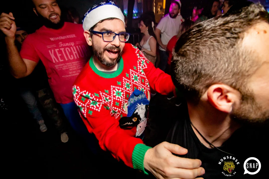 Nonsense Holiday Party 2023 - Kimber was the DJ - Pics: @hellacurious for Oh Snap Kid