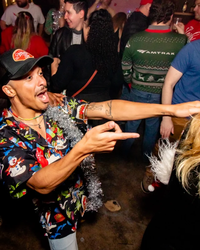 Nonsense Holiday Party 2023 - Kimber was the DJ - Pics: @hellacurious for Oh Snap Kid