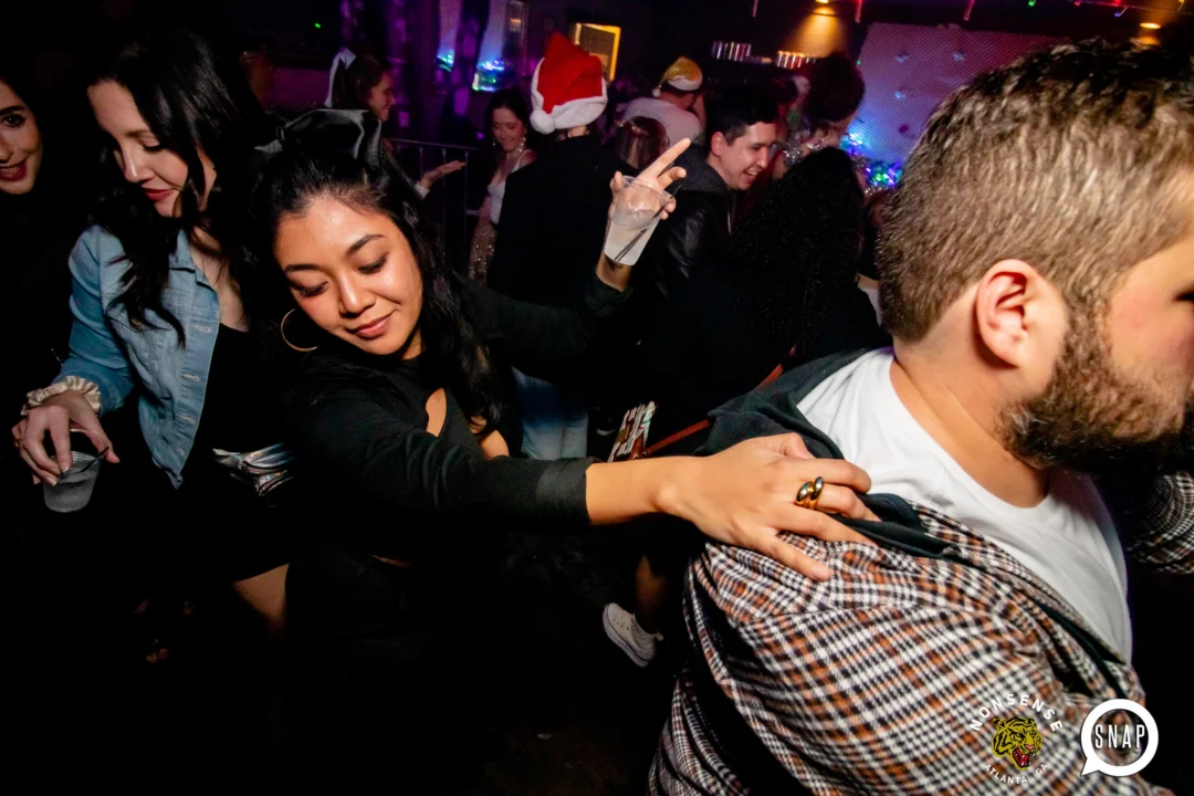 Nonsense Holiday Party 2023 - Kimber was the DJ - Pics: @hellacurious for Oh Snap Kid