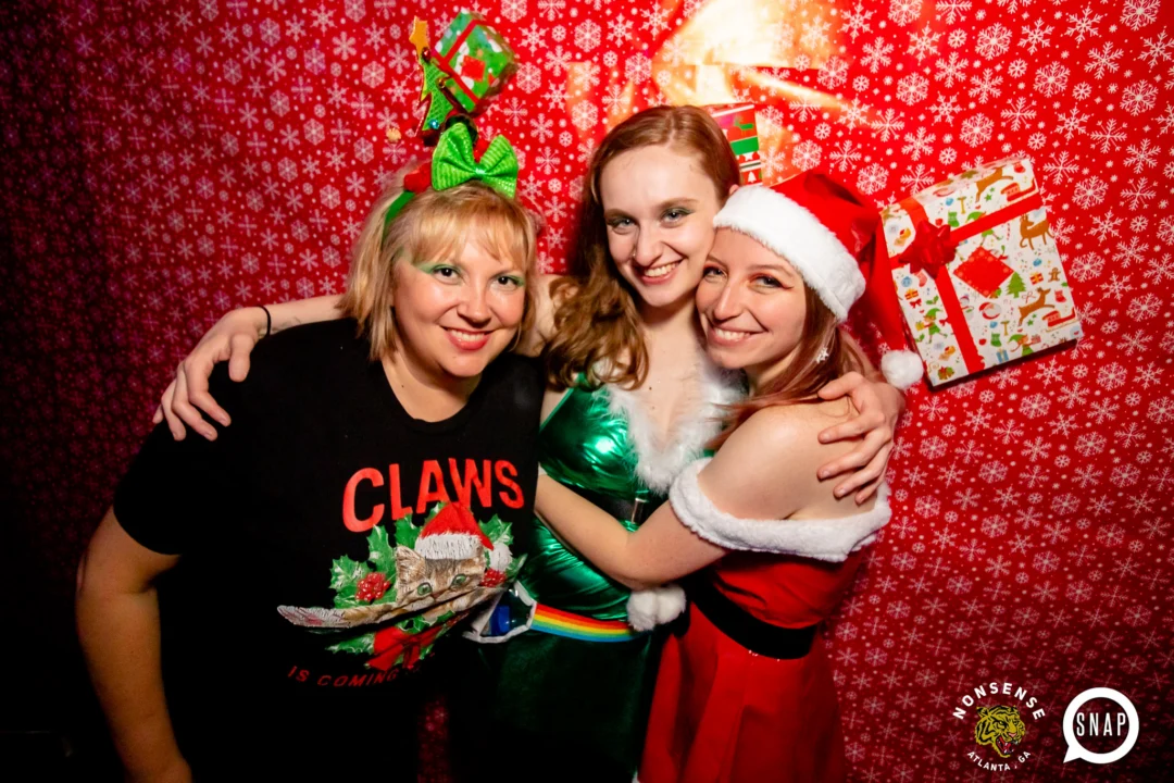 Nonsense Holiday Party 2023 - Kimber was the DJ - Pics: @hellacurious for Oh Snap Kid