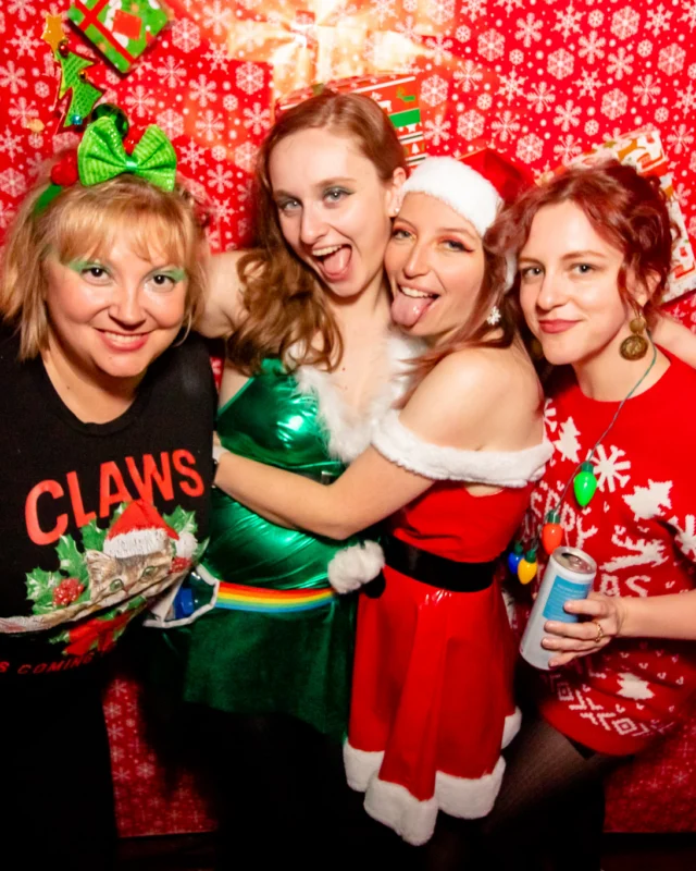 Nonsense Holiday Party 2023 - Kimber was the DJ - Pics: @hellacurious for Oh Snap Kid