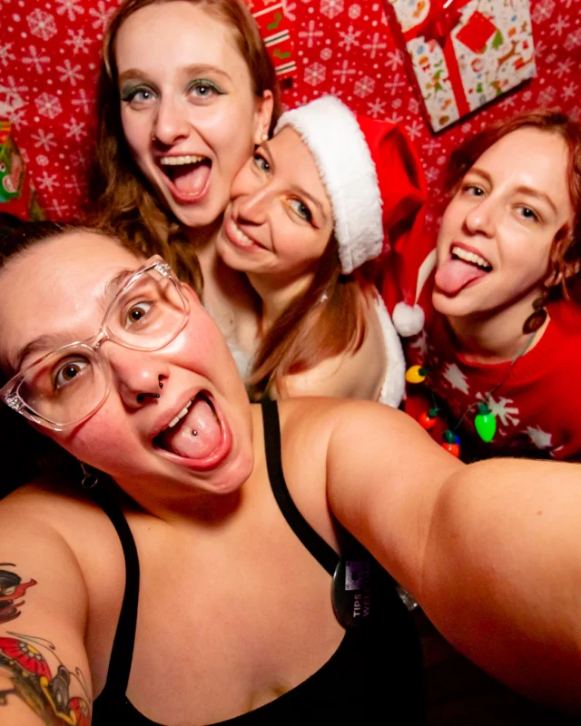 Nonsense Holiday Party 2023 - Kimber was the DJ - Pics: @hellacurious for Oh Snap Kid