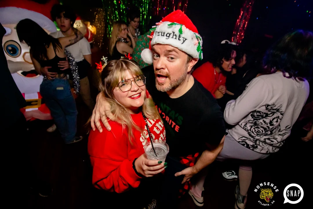 Nonsense Holiday Party 2023 - Kimber was the DJ - Pics: @hellacurious for Oh Snap Kid