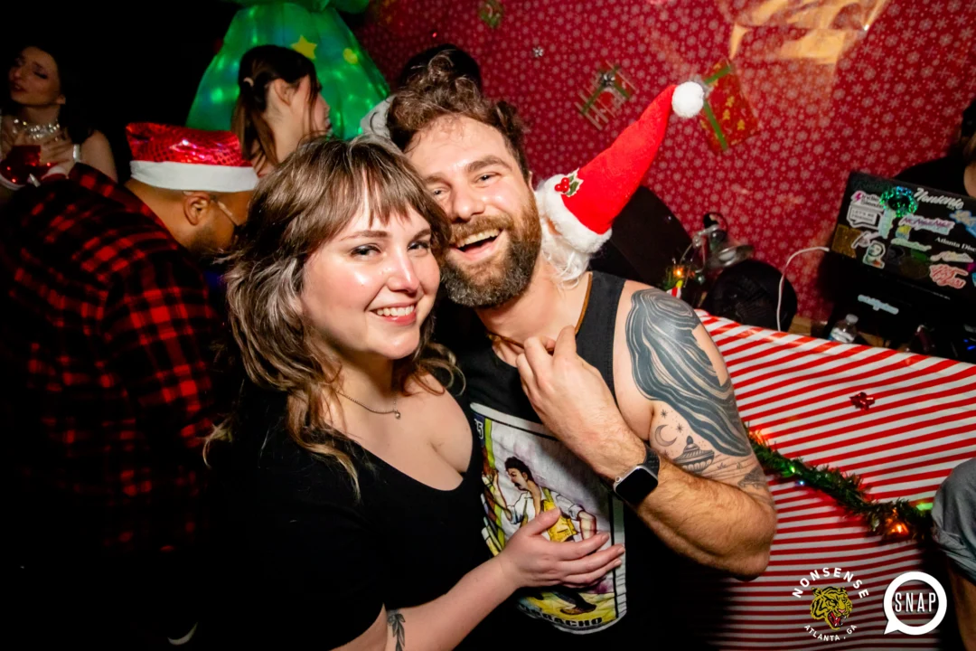 Nonsense Holiday Party 2023 - Kimber was the DJ - Pics: @hellacurious for Oh Snap Kid