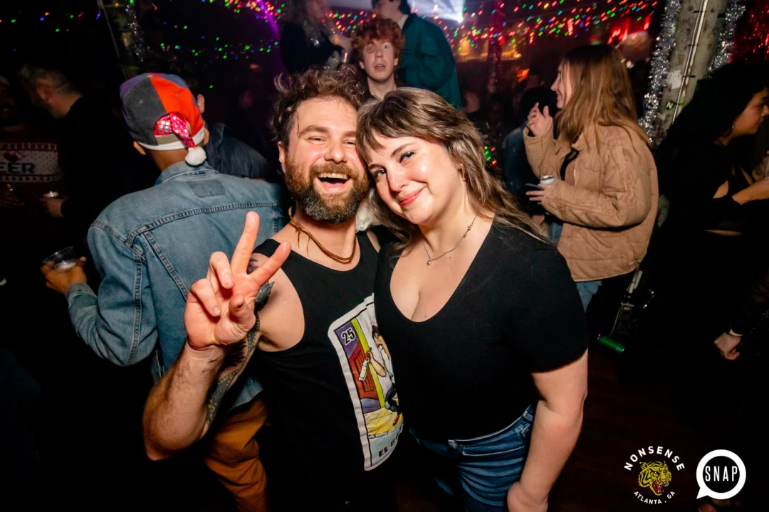 Nonsense Holiday Party 2023 - Kimber was the DJ - Pics: @hellacurious for Oh Snap Kid