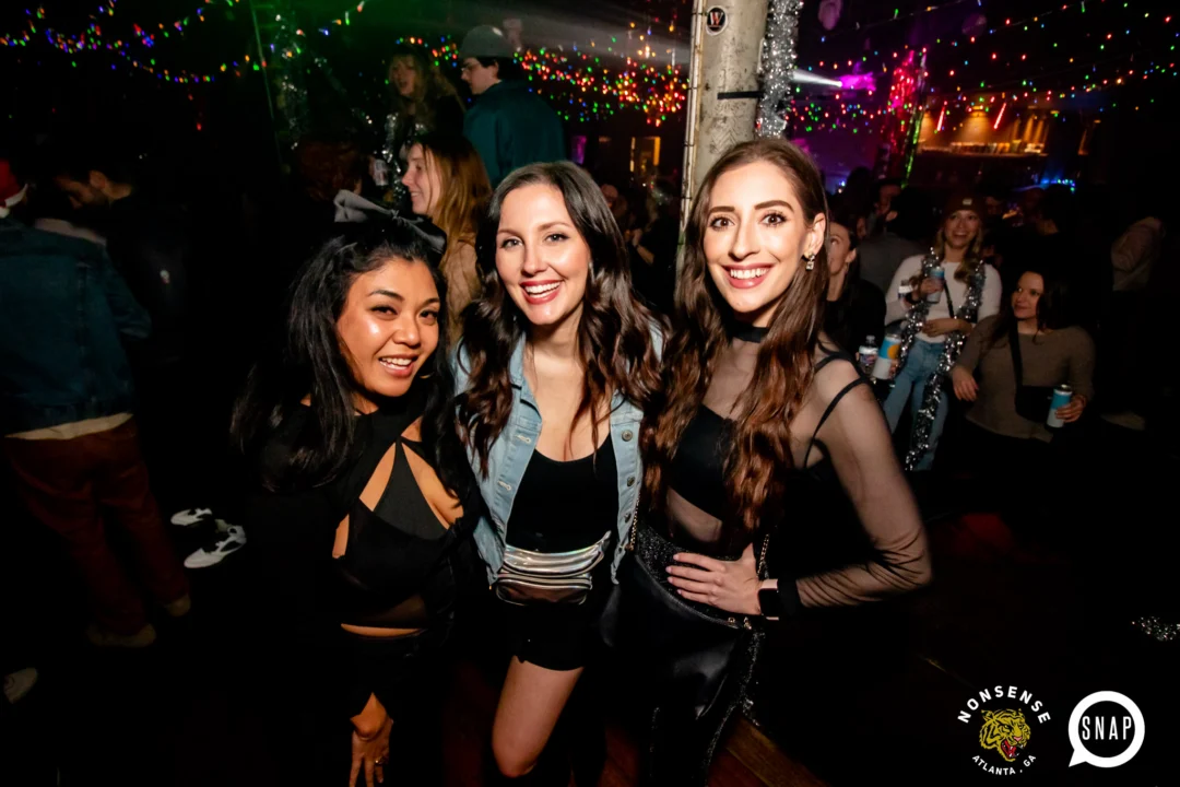 Nonsense Holiday Party 2023 - Kimber was the DJ - Pics: @hellacurious for Oh Snap Kid