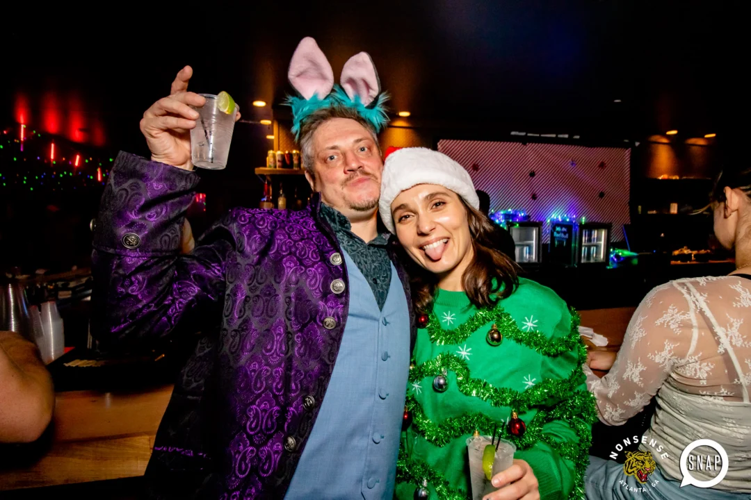 Nonsense Holiday Party 2023 - Kimber was the DJ - Pics: @hellacurious for Oh Snap Kid
