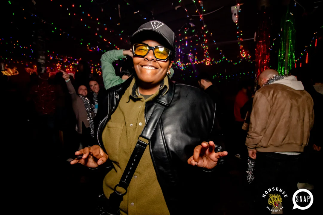 Nonsense Holiday Party 2023 - Kimber was the DJ - Pics: @hellacurious for Oh Snap Kid