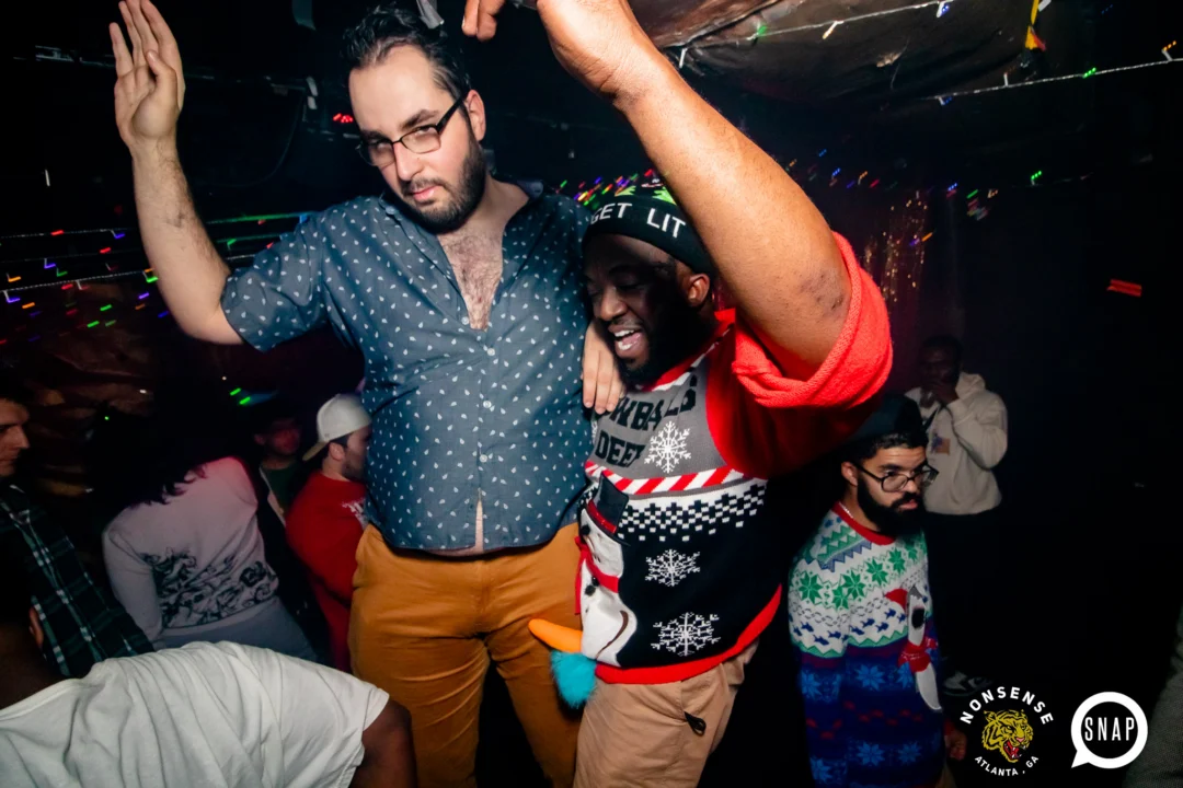 Nonsense Holiday Party 2023 - Kimber was the DJ - Pics: @hellacurious for Oh Snap Kid