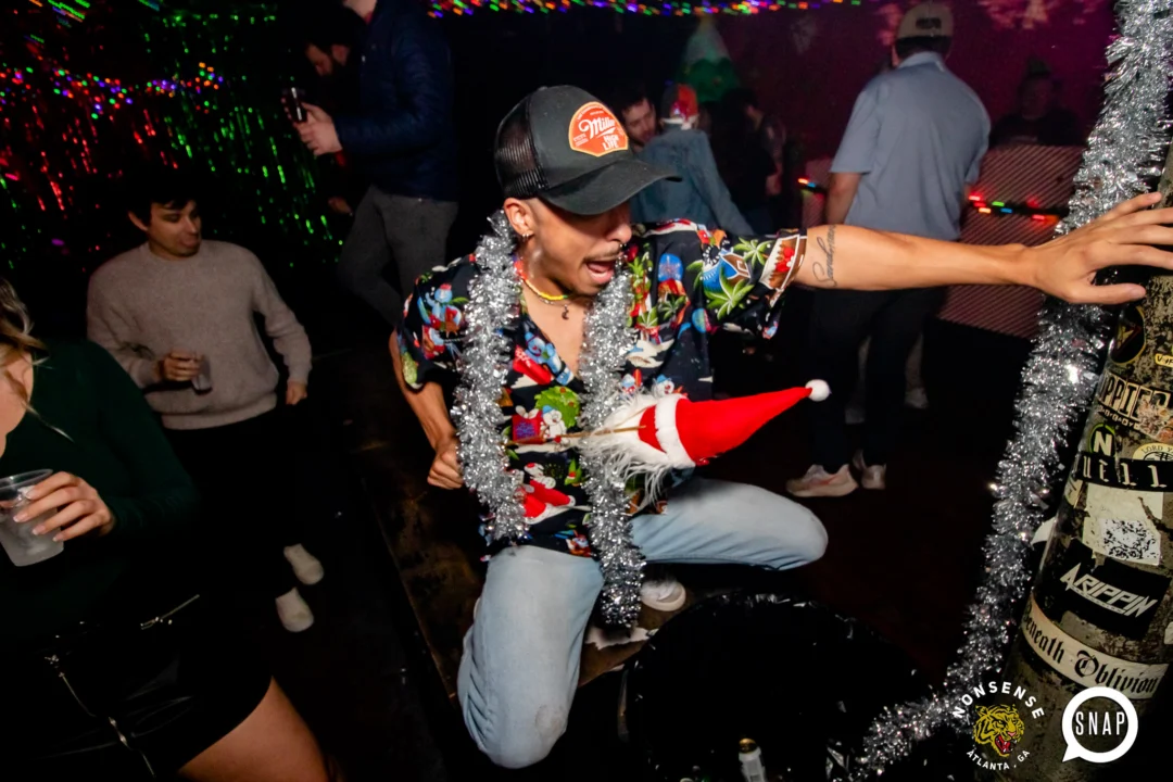 Nonsense Holiday Party 2023 - Kimber was the DJ - Pics: @hellacurious for Oh Snap Kid
