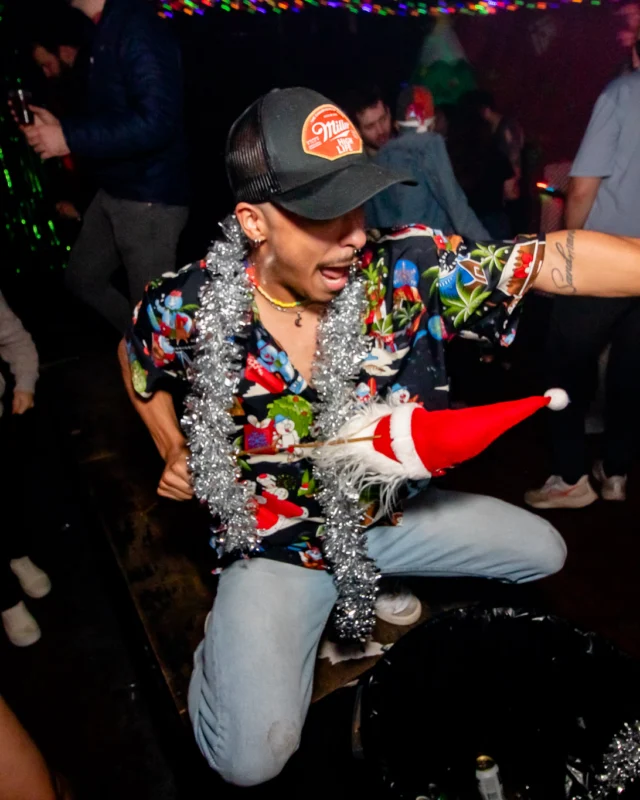 Nonsense Holiday Party 2023 - Kimber was the DJ - Pics: @hellacurious for Oh Snap Kid