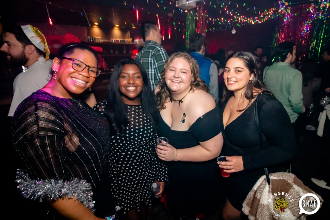Nonsense Holiday Party 2023 - Kimber was the DJ - Pics: @hellacurious for Oh Snap Kid