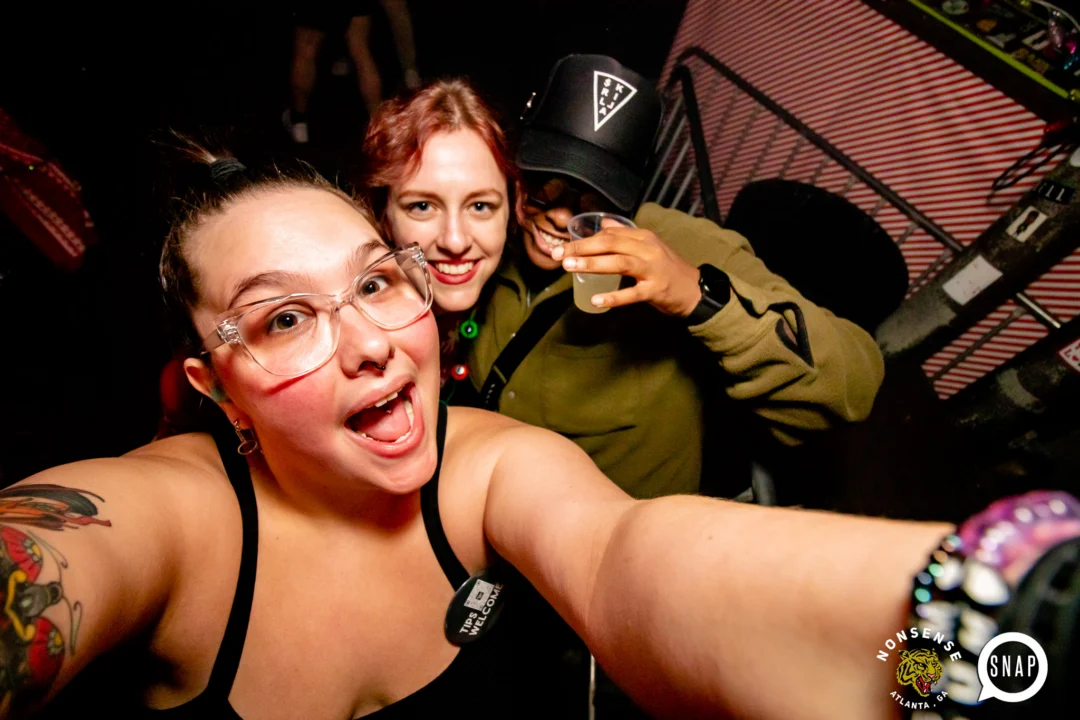 Nonsense Holiday Party 2023 - Kimber was the DJ - Pics: @hellacurious for Oh Snap Kid