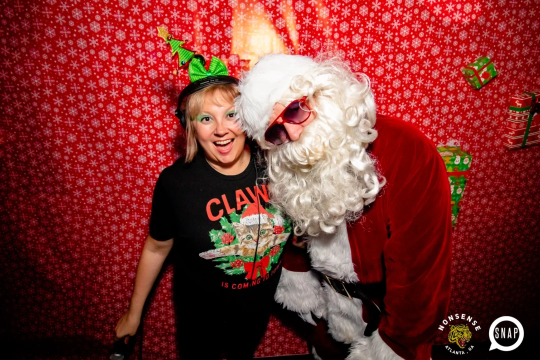 Nonsense Holiday Party 2023 - Kimber was the DJ - Pics: @hellacurious for Oh Snap Kid