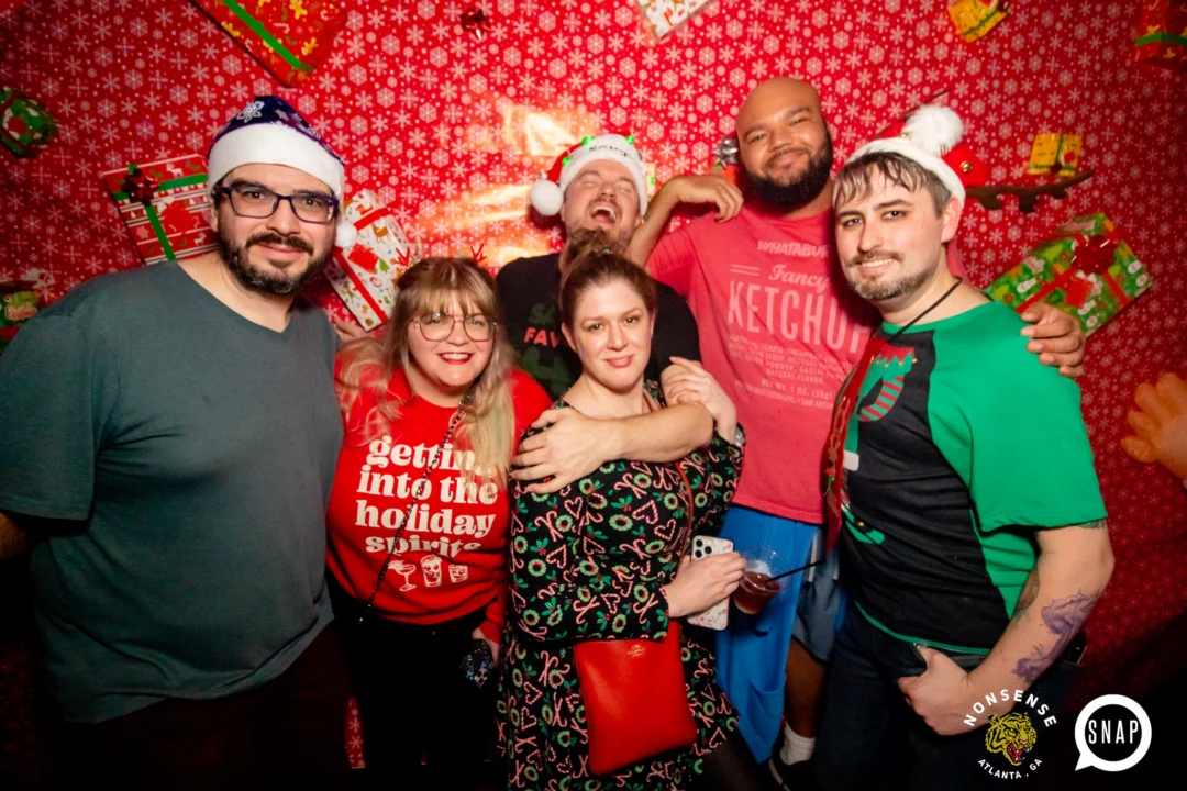 Nonsense Holiday Party 2023 - Kimber was the DJ - Pics: @hellacurious for Oh Snap Kid