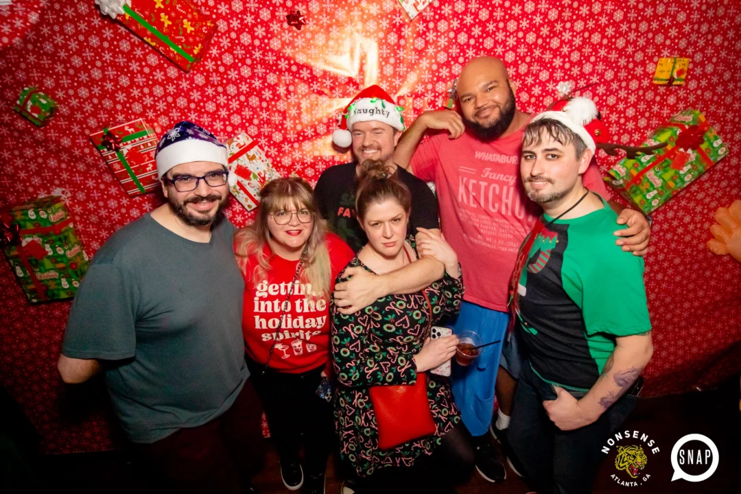 Nonsense Holiday Party 2023 - Kimber was the DJ - Pics: @hellacurious for Oh Snap Kid