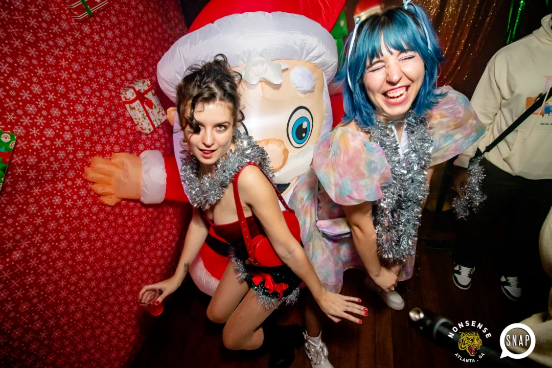 Nonsense Holiday Party 2023 - Kimber was the DJ - Pics: @hellacurious for Oh Snap Kid