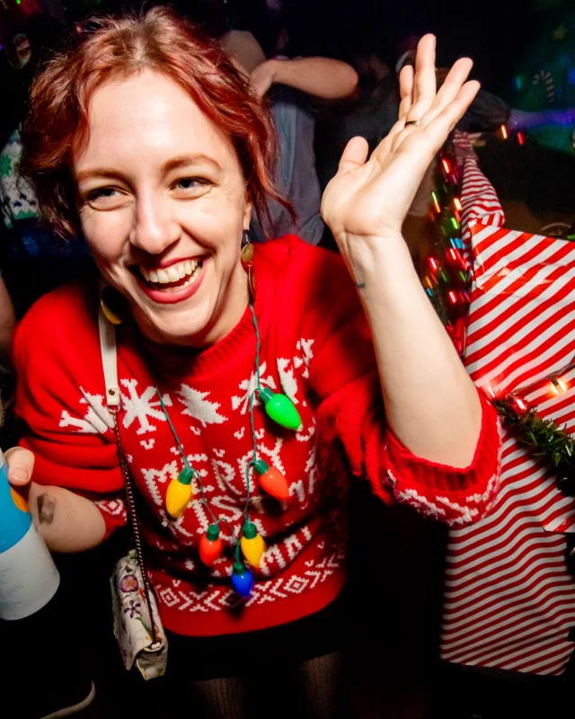 Nonsense Holiday Party 2023 - Kimber was the DJ - Pics: @hellacurious for Oh Snap Kid