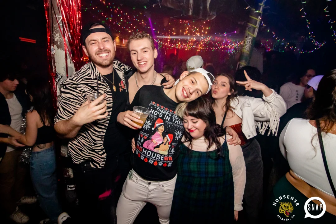 Nonsense Holiday Party 2023 - Kimber was the DJ - Pics: @hellacurious for Oh Snap Kid