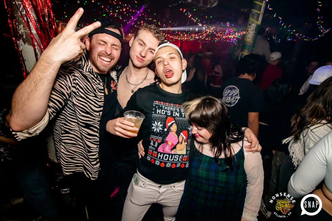 Nonsense Holiday Party 2023 - Kimber was the DJ - Pics: @hellacurious for Oh Snap Kid