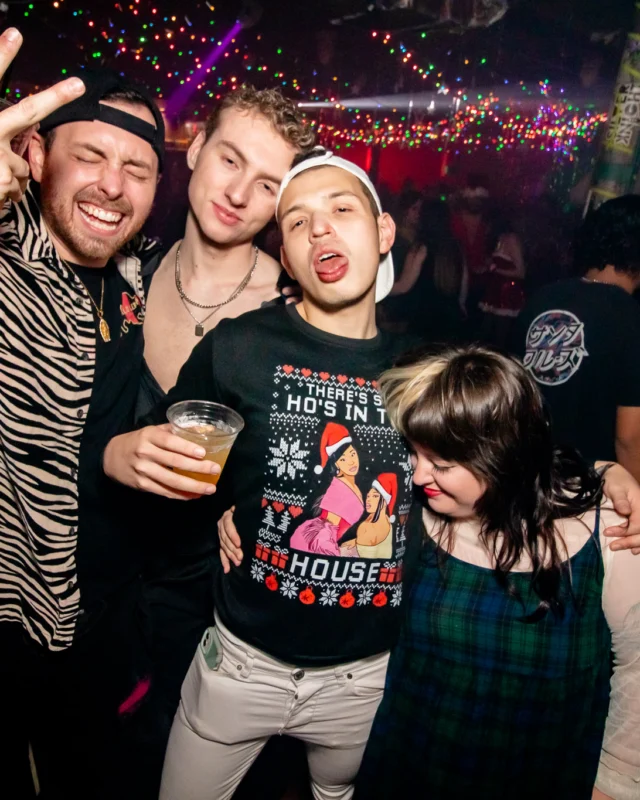 Nonsense Holiday Party 2023 - Kimber was the DJ - Pics: @hellacurious for Oh Snap Kid