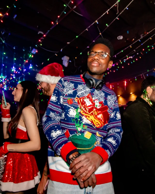 Nonsense Holiday Party 2023 - Kimber was the DJ - Pics: @hellacurious for Oh Snap Kid
