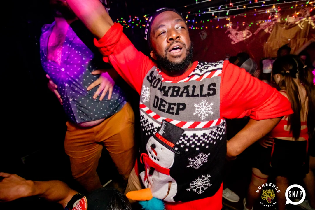 Nonsense Holiday Party 2023 - Kimber was the DJ - Pics: @hellacurious for Oh Snap Kid
