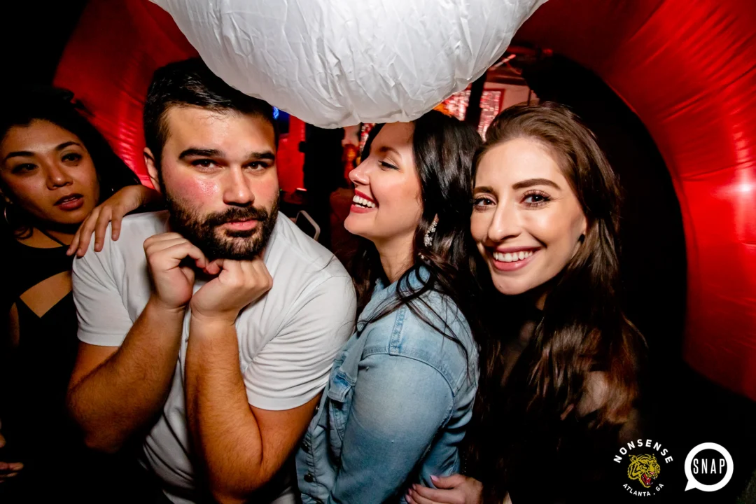 Nonsense Holiday Party 2023 - Kimber was the DJ - Pics: @hellacurious for Oh Snap Kid