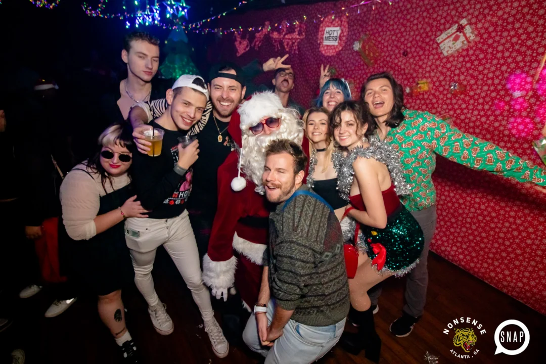 Nonsense Holiday Party 2023 - Kimber was the DJ - Pics: @hellacurious for Oh Snap Kid