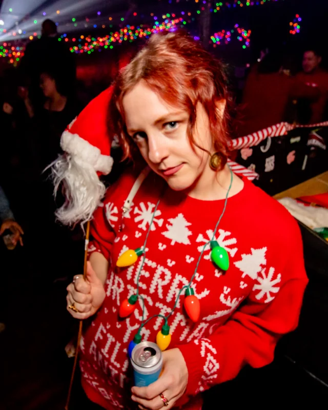 Nonsense Holiday Party 2023 - Kimber was the DJ - Pics: @hellacurious for Oh Snap Kid