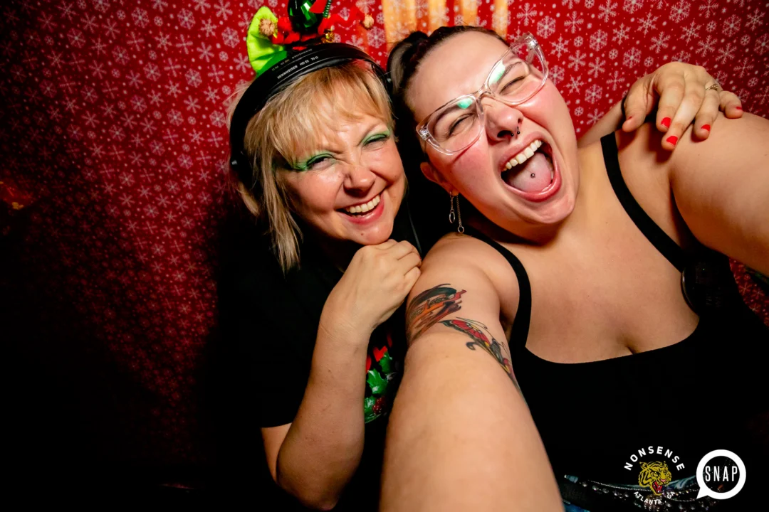 Nonsense Holiday Party 2023 - Kimber was the DJ - Pics: @hellacurious for Oh Snap Kid