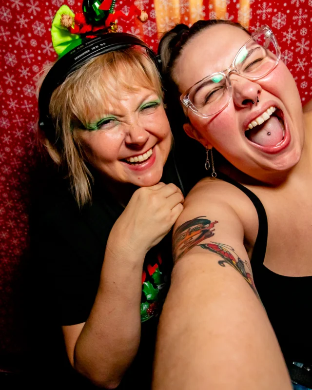 Nonsense Holiday Party 2023 - Kimber was the DJ - Pics: @hellacurious for Oh Snap Kid
