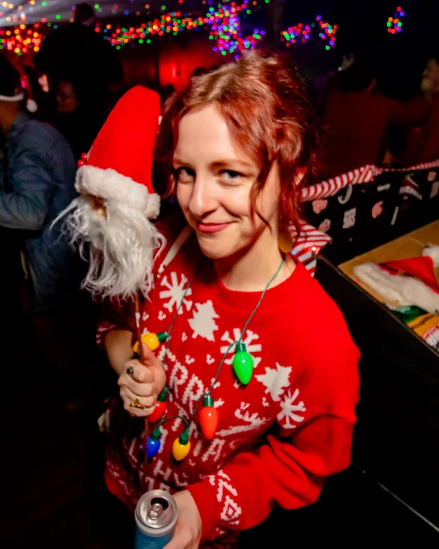 Nonsense Holiday Party 2023 - Kimber was the DJ - Pics: @hellacurious for Oh Snap Kid