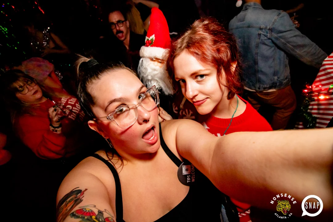 Nonsense Holiday Party 2023 - Kimber was the DJ - Pics: @hellacurious for Oh Snap Kid