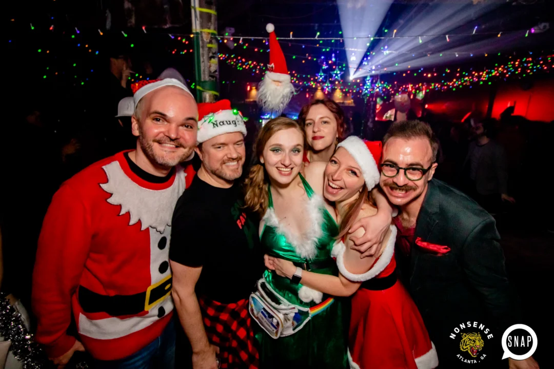 Nonsense Holiday Party 2023 - Kimber was the DJ - Pics: @hellacurious for Oh Snap Kid
